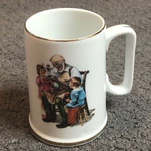 Norman Rockwell The Toy Maker Coffee Mug 1986
